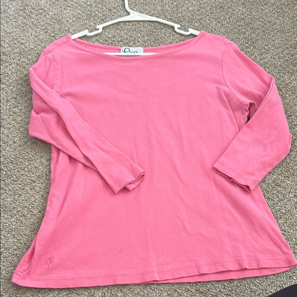 Lilly Pulitzer Pink Long Sleeve Top